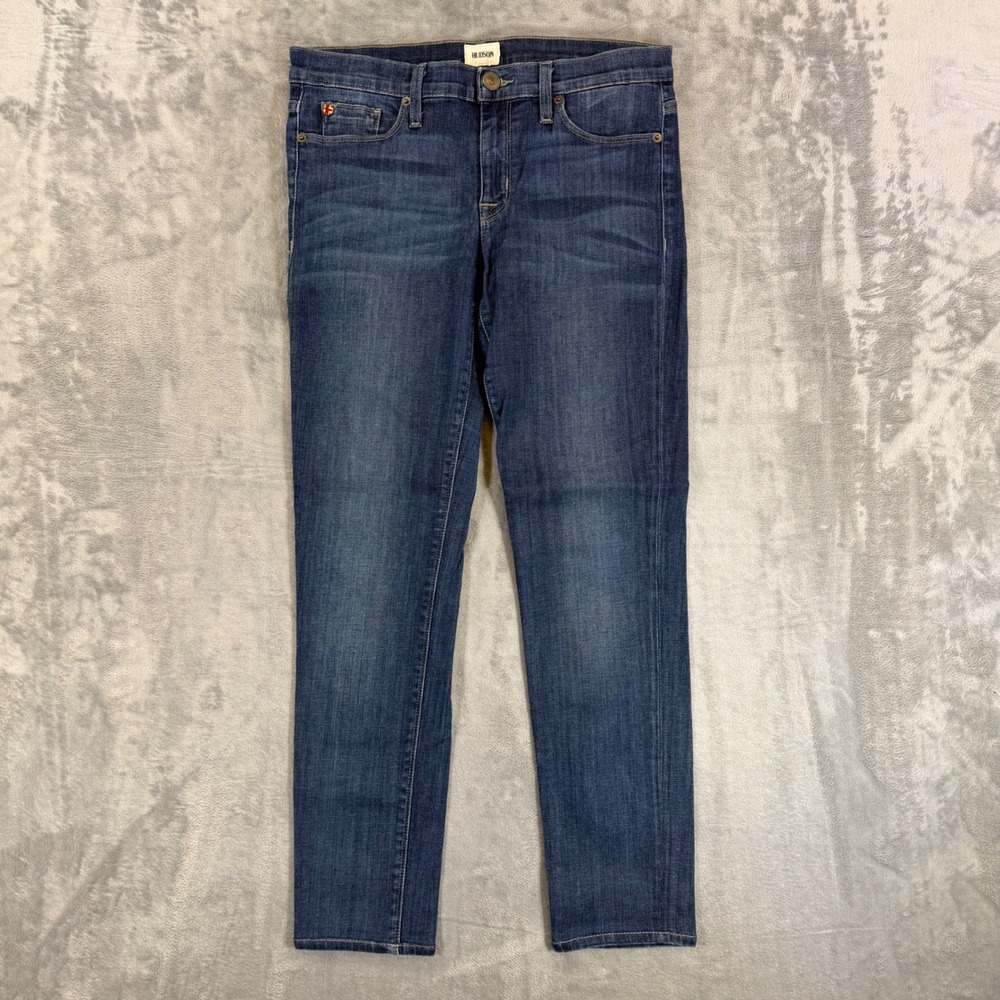 Hudson Colette Skinny Jeans Women's Size 28 Blue Dark Wash Stretch Denim